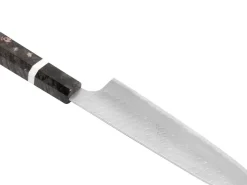 ORYOKI Santokumesser*Allzweckmesser SPG2 Migaki Tsuchime Santoku 180, Birke