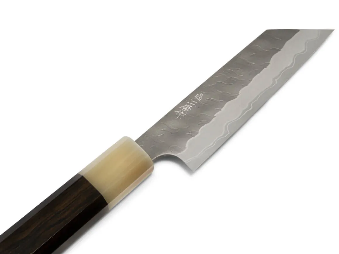 ORYOKI Petty Messer*AS Paring Kiritsuke Tsuchime 120, Ebony Handle