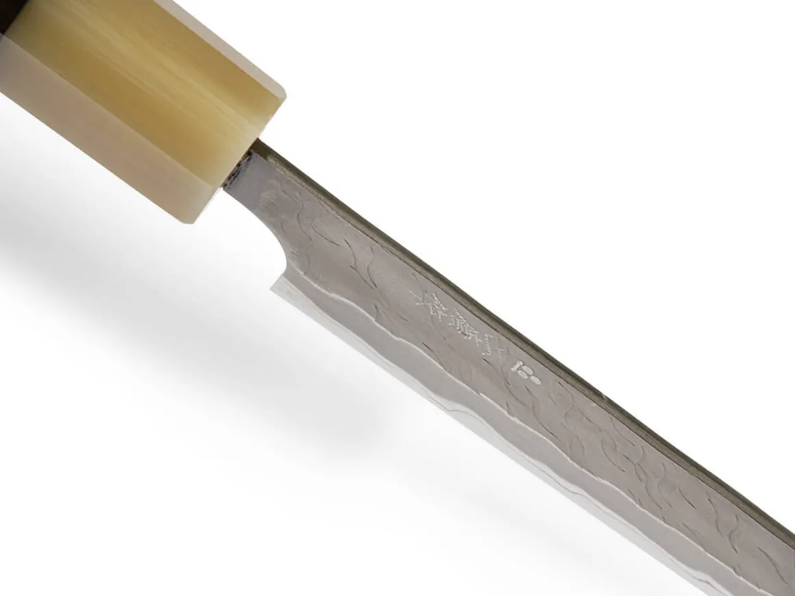 ORYOKI Petty Messer*AS Paring Kiritsuke Tsuchime 120, Ebony Handle