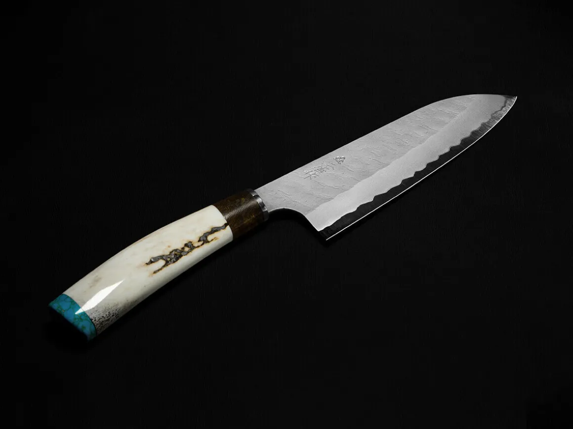 ORYOKI Santokumesser*AS Santoku 180 Tsuchime, Kadzuno-gara