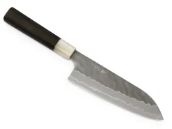 ORYOKI Santokumesser*AS Santoku Tsuchime 180, Ebony Handle