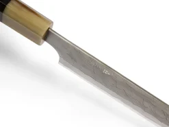 ORYOKI Sushi-Messer|Sashimi Messer*AS Sujihiki Kiritsuke Tsuchime 255, Ebony Handle
