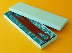 ORYOKI Furoshiki*Baumwolltasche Furoshiki Tsuru, blau, 100 cm