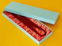 ORYOKI Furoshiki*Baumwolltasche Furoshiki Tsuru, orange, 100 cm
