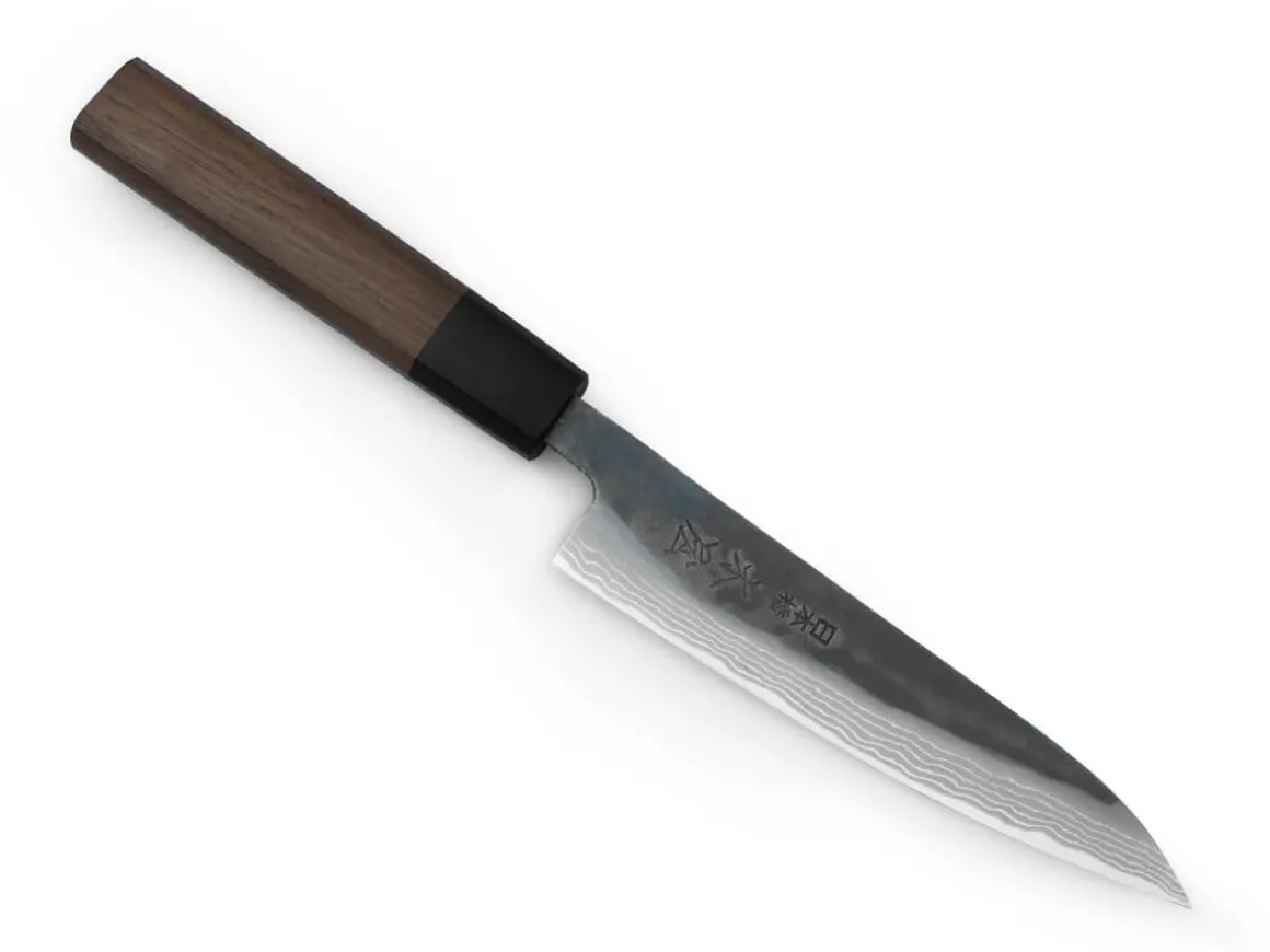 ORYOKI Petty Messer|Damastmesser*Damast Messer SUMINAGASHI Petty, 11 Lagen