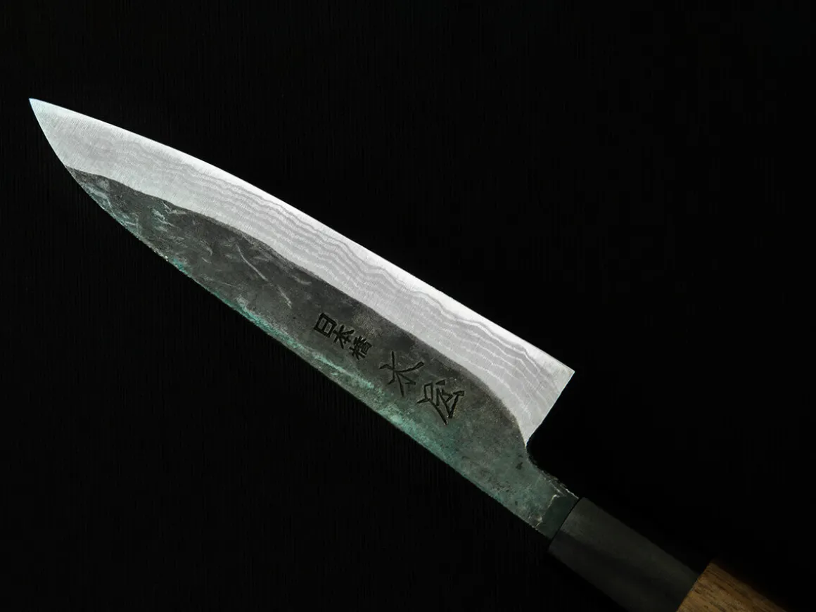 ORYOKI Petty Messer|Damastmesser*Damast Messer SUMINAGASHI Petty, 11 Lagen