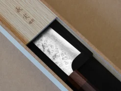 ORYOKI Bunka Messer|Damastmesser*Damastmesser Bunka 170 Rose Ebony, 35 Lagen