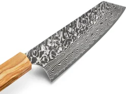 ORYOKI Bunka Messer|Damastmesser*Damastmesser Bunka 170 SG2, 63 Lagen, Olive