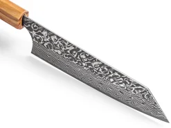 ORYOKI Bunka Messer|Damastmesser*Damastmesser Bunka 170 SG2, 63 Lagen, Olive