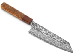 ORYOKI Bunka Messer|Damastmesser*Damastmesser Bunka 170 SG2, 63 Lagen, Quitte