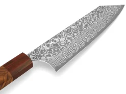 ORYOKI Bunka Messer|Damastmesser*Damastmesser Bunka 170 SG2, 63 Lagen, Quitte