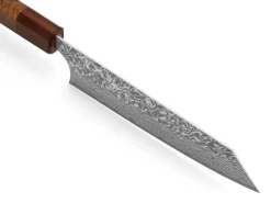 ORYOKI Bunka Messer|Damastmesser*Damastmesser Bunka 170 SG2, 63 Lagen, Quitte