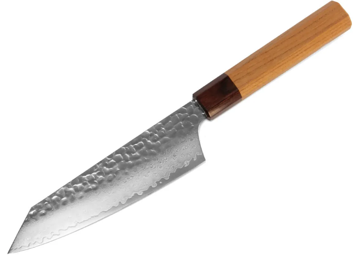 ORYOKI Bunka Messer|Damastmesser*Damastmesser Bunka 160, VG-10, Hammerschlag