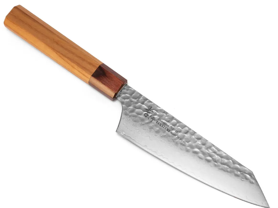 ORYOKI Bunka Messer|Damastmesser*Damastmesser Bunka 160, VG-10, Hammerschlag