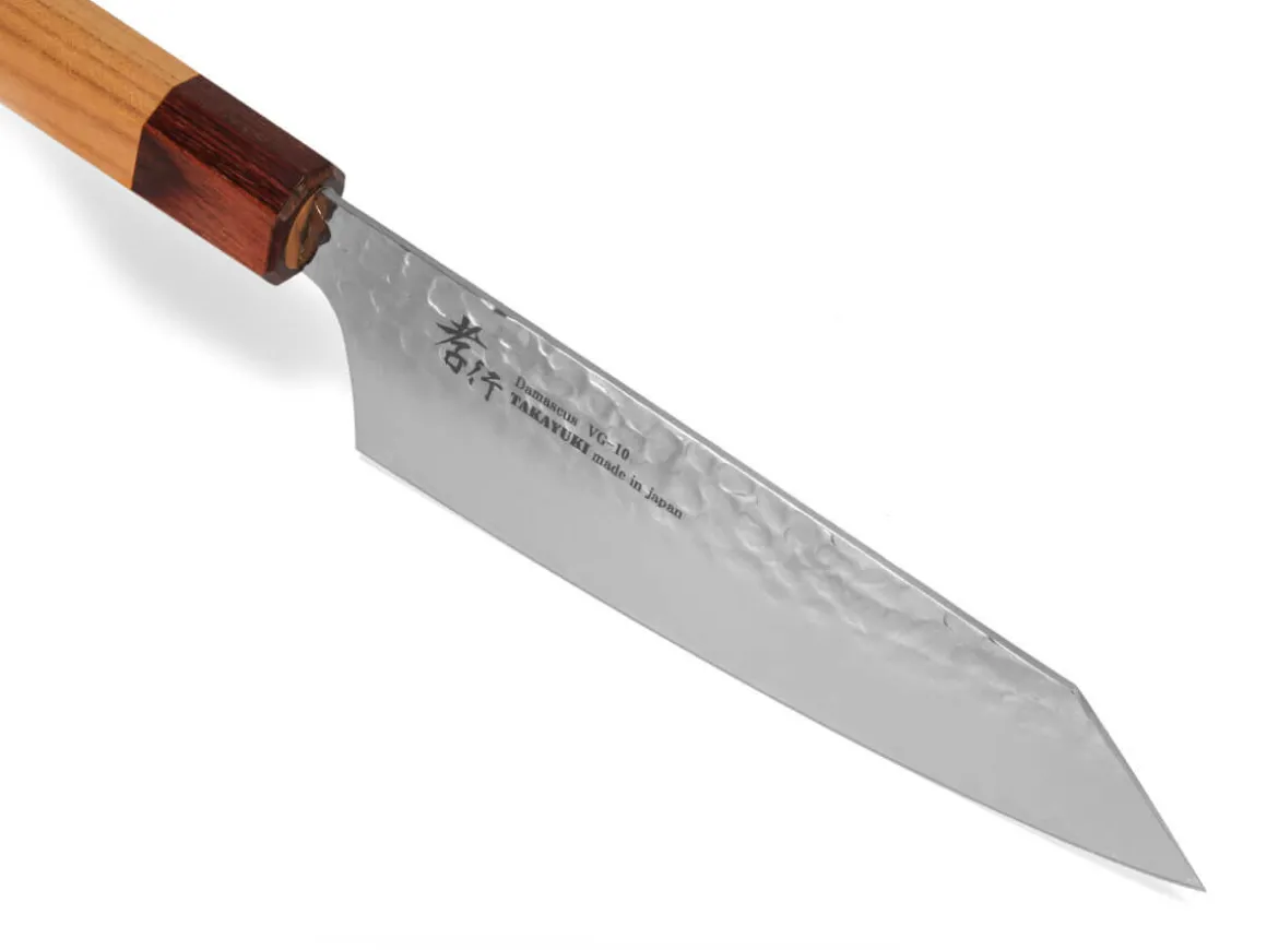ORYOKI Bunka Messer|Damastmesser*Damastmesser Bunka 160, VG-10, Hammerschlag