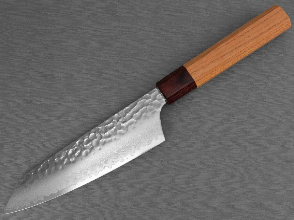 ORYOKI Bunka Messer|Damastmesser*Damastmesser Bunka 160, VG-10, Hammerschlag