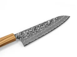 ORYOKI Gyuto Messer|Damastmesser*Damastmesser Gyuto 210 SG2, 63 Lagen, Olive