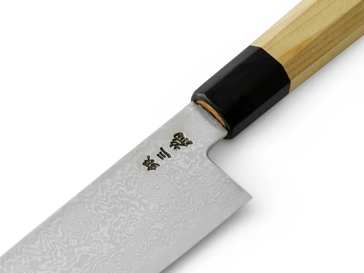 ORYOKI Gyuto Messer|Damastmesser*Damastmesser Gyuto 240, Silver Steel