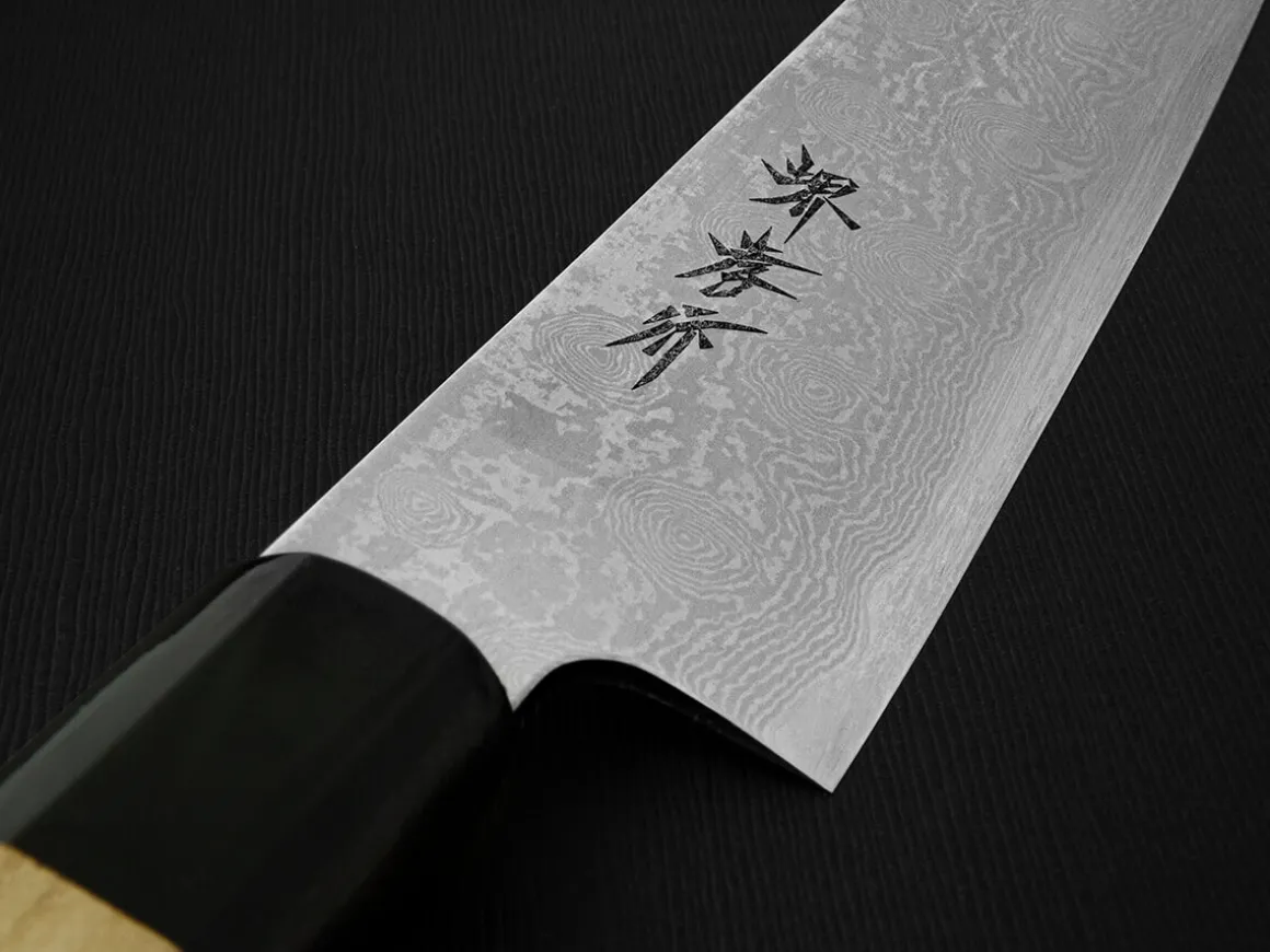 ORYOKI Gyuto Messer|Damastmesser*Damastmesser Gyuto 240, Silver Steel