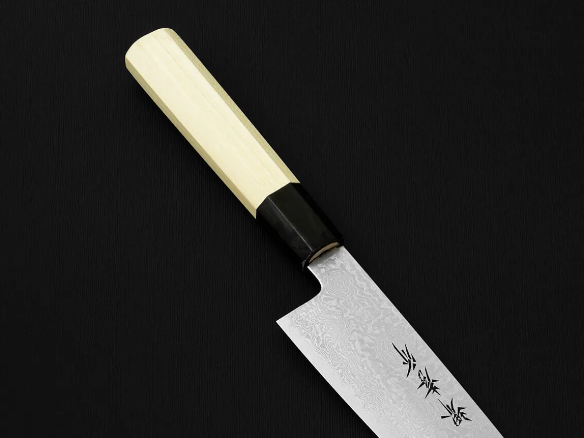 ORYOKI Gyuto Messer|Damastmesser*Damastmesser Gyuto 240, Silver Steel