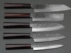 ORYOKI Nakiri Messer|Damastmesser*Damastmesser Nakiri 160, 33 Lagen, Ebony