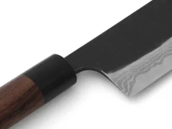 ORYOKI Nakiri Messer|Damastmesser*Damastmesser Nakiri 165 Kuroshiage Nami, 12 Lagen