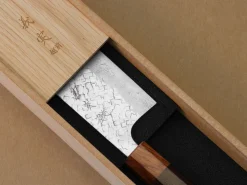 ORYOKI Nakiri Messer|Damastmesser*Damastmesser Nakiri 165 Rose Ebony, 35 Lagen