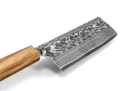 ORYOKI Nakiri Messer|Damastmesser*Damastmesser Nakiri 165 SG2, 63 Lagen, Olive