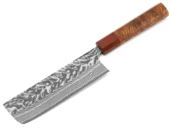 ORYOKI Nakiri Messer|Damastmesser*Damastmesser Nakiri 165 SG2, 63 Lagen, Quitte