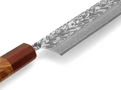 ORYOKI Nakiri Messer|Damastmesser*Damastmesser Nakiri 165 SG2, 63 Lagen, Quitte