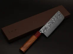 ORYOKI Nakiri Messer|Damastmesser*Damastmesser Nakiri 165 SG2, 63 Lagen, Quitte
