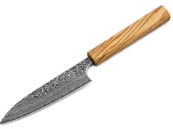 ORYOKI Petty Messer|Damastmesser*Damastmesser Petty 120 SG2, 63 Lagen, Olive