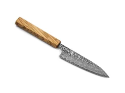 ORYOKI Petty Messer|Damastmesser*Damastmesser Petty 120 SG2, 63 Lagen, Olive