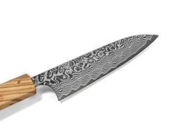 ORYOKI Petty Messer|Damastmesser*Damastmesser Petty 120 SG2, 63 Lagen, Olive