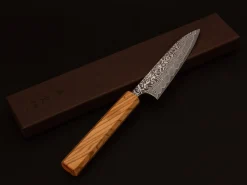 ORYOKI Petty Messer|Damastmesser*Damastmesser Petty 120 SG2, 63 Lagen, Olive