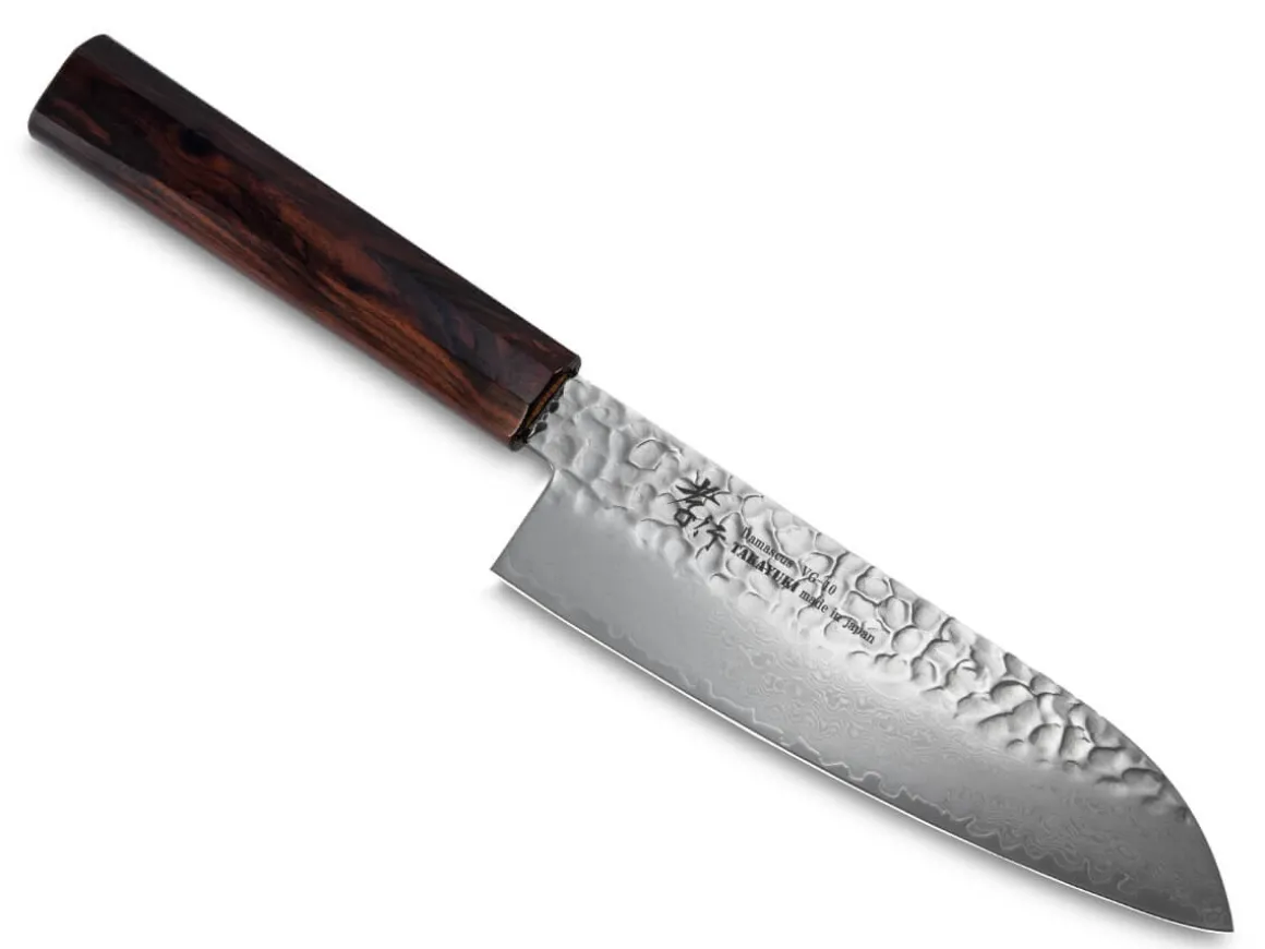 ORYOKI Santokumesser|Damastmesser*Damastmesser Santoku 170, 33 Lagen, Ebony