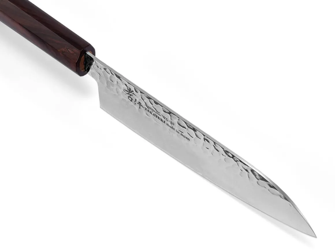 ORYOKI Santokumesser|Damastmesser*Damastmesser Santoku 170, 33 Lagen, Ebony