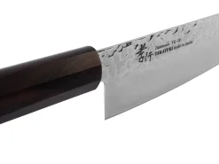 ORYOKI Santokumesser|Damastmesser*Damastmesser Santoku 170, 33 Lagen, Ebony