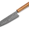 ORYOKI Santokumesser|Damastmesser*Damastmesser Santoku 170 SG2, 63 Lagen, Olive