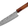 ORYOKI Santokumesser|Damastmesser*Damastmesser Santoku 170 SG2, 63 Lagen, Quitte