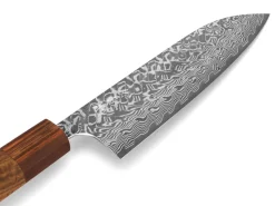ORYOKI Santokumesser|Damastmesser*Damastmesser Santoku 170 SG2, 63 Lagen, Quitte
