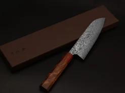 ORYOKI Santokumesser|Damastmesser*Damastmesser Santoku 170 SG2, 63 Lagen, Quitte