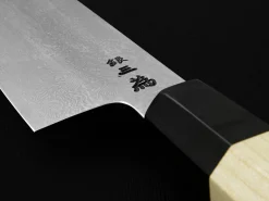 ORYOKI Santokumesser|Damastmesser*Damastmesser Santoku 180, Silver Steel