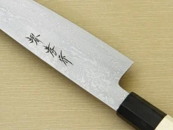 ORYOKI Santokumesser|Damastmesser*Damastmesser Santoku 180, Silver Steel