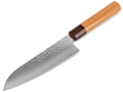 ORYOKI Santokumesser|Damastmesser*Damastmesser Santoku 170, VG-10, Hammerschlag