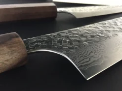 ORYOKI Santokumesser|Damastmesser*Damastmesser Santoku 165 White Ebony, 35 Lagen