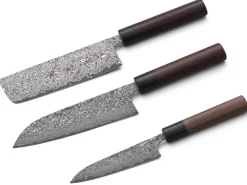 ORYOKI Messersets*Damastmesser Set Santoku II