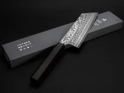 ORYOKI Nakiri Messer|Damastmesser*Damastmesser SPG2 Nakiri 165, 49 Lagen