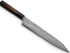 ORYOKI Sushi-Messer|Sashimi Messer*Damastmesser SPG2 Sujihiki 240, 49 Lagen