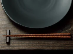 ORYOKI Essstäbchen*Essstäbchen Ablage Sutoreto ebony, Ebenholz